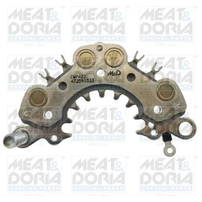 Rectificador, alternador MEAT & DORIA 52321