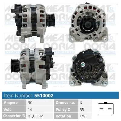 Alternador Renault SANDERO/STEPWAY I · Renault DUSTER · Renault LOGAN/STEPWAY II