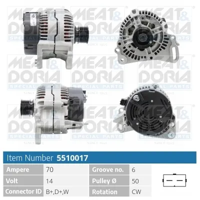 Alternador Seat CORDOBA · Seat TOLEDO I · Seat IBIZA II