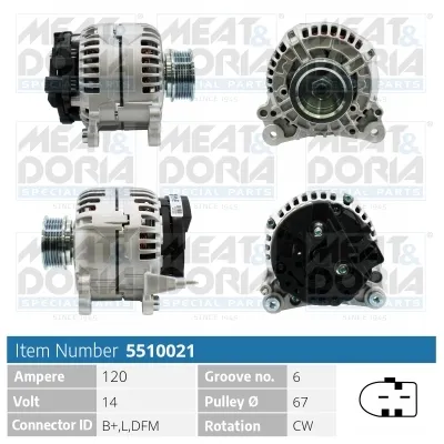 Alternador Volvo V70 I · Volvo S70 · Volvo S80 I
