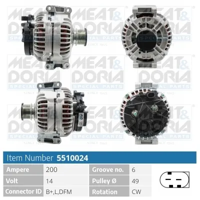Alternador Mercedes-Benz VIANO · Mercedes-Benz VITO Bus · Mercedes-Benz VITO / MIXTO Van