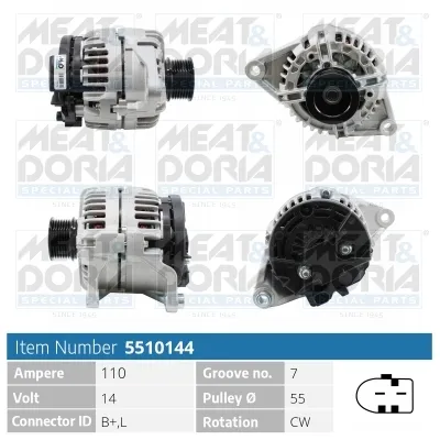 Alternador Fiat DUCATO Bus · Fiat DUCATO Van · Fiat DUCATO Platform/Chassis