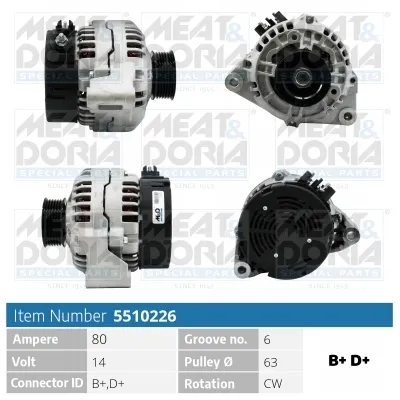Alternador Citroën ZX · Citroën JUMPY I · Citroën BERLINGO / BERLINGO FIRST Box Body/MPV