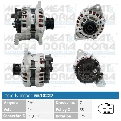 Alternador Fiat DUCATO Bus · Fiat DUCATO Van · Fiat DUCATO Platform/Chassis