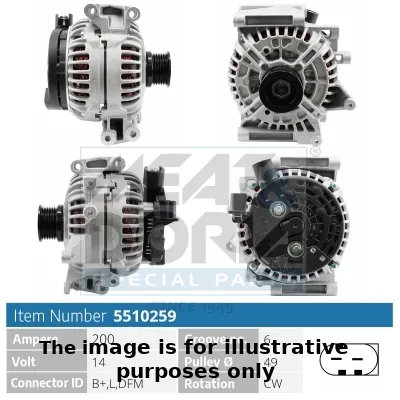 Alternador Mercedes-Benz E-CLASS · Mercedes-Benz E-CLASS T-Model · Mercedes-Benz E-CLASS Platform/Chassis