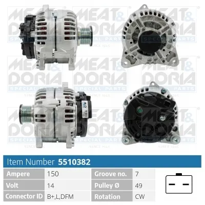 Alternador Fiat DUCATO Van · Nissan INTERSTAR Bus · Nissan INTERSTAR Van