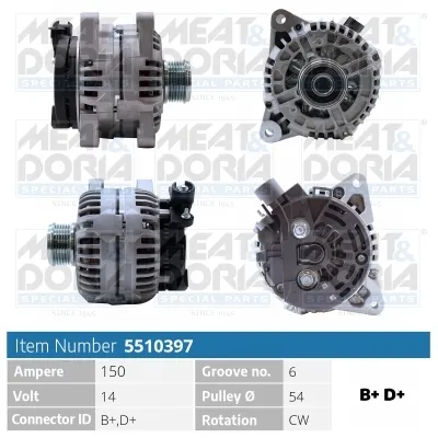 Alternador Alfa Romeo GT · Citroën EVASION MPV · Citroën BX