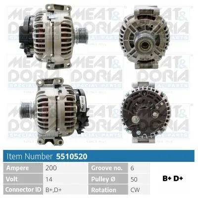 Alternador Mercedes-Benz SPRINTER 3-t Bus · Mercedes-Benz SPRINTER 3-t Platform/Chassis · Mercedes-Benz SPRINTER 3-t Van