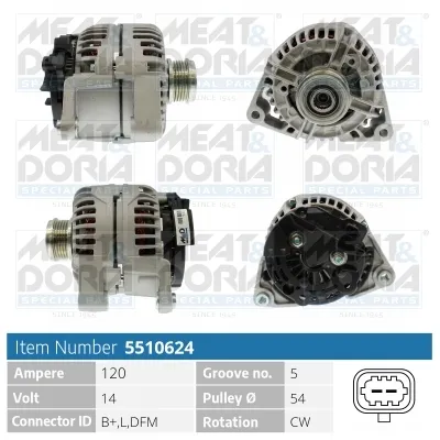 Alternador Opel CORSA D · Opel MERIVA B MPV