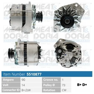 Alternador Vw PASSAT B3/B4 · Vw PASSAT B3/B4 Variant · Vw TRANSPORTER T4 Bus