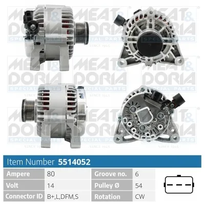 Alternador Ford FIESTA V · Ford FUSION · Ford FIESTA V Van