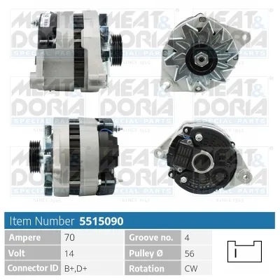 Alternador Citroën BX · Citroën BX Break · Citroën C15 Box Body/MPV