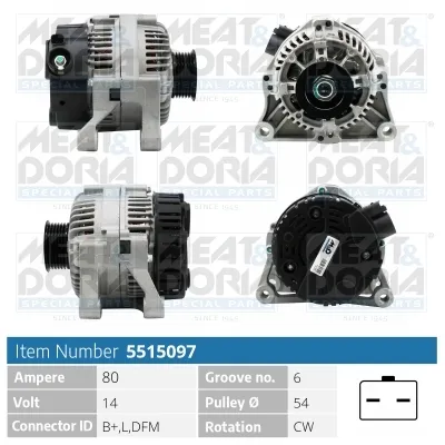Alternador Citroën C15 Box Body/MPV · Citroën JUMPY I · Citroën BERLINGO / BERLINGO FIRST Box Body/MPV