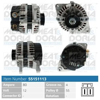 Alternador Kia SHUMA Saloon · Kia SHUMA I · Kia RIO I Hatchback