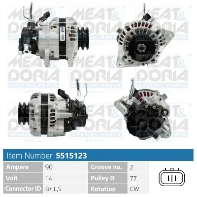 Alternador Mitsubishi GALLOPER · Hyundai GALLOPER II · Hyundai TERRACAN