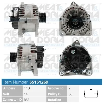 Alternador Renault MODUS / GRAND MODUS · Renault CLIO III · Renault TWINGO II