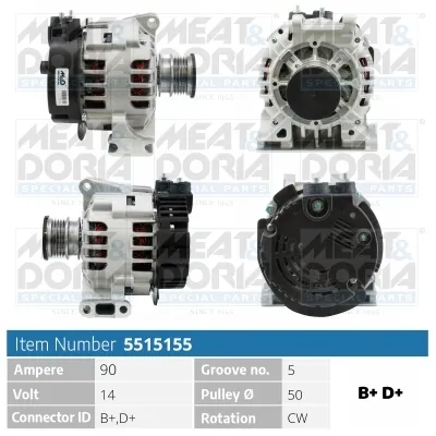 Alternador Mercedes-Benz A-CLASS