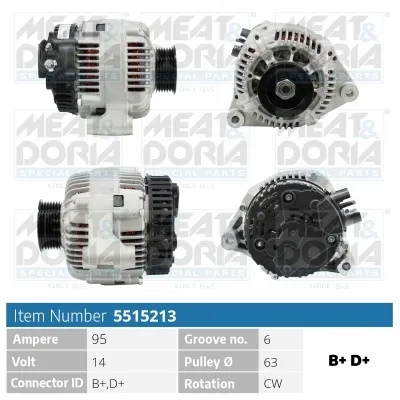 Alternador Citroën XANTIA · Citroën ZX · Citroën EVASION MPV