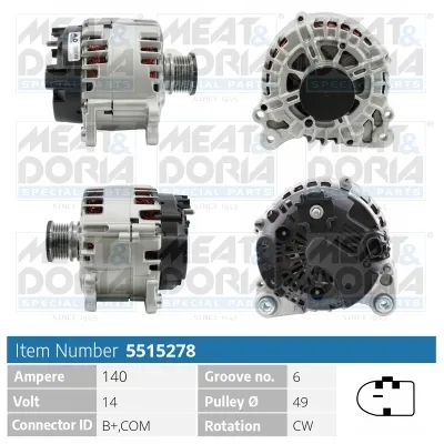 Alternador Audi A3 · Audi A3 Sportback · Audi A3 Limousine