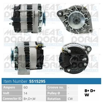 Alternador MEAT & DORIA 5515295