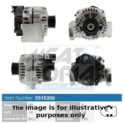 Alternador Alfa Romeo MITO · Fiat GRANDE PUNTO · Fiat FIORINO Box Body/MPV