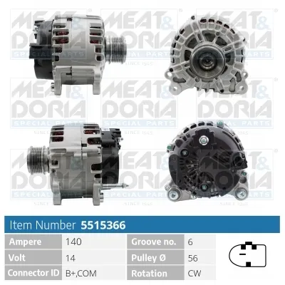 Alternador Audi A1 · Audi A1 Sportback · Vw CADDY III Box Body/MPV