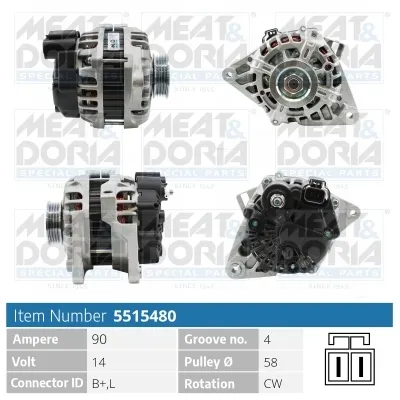 Alternador Hyundai ACCENT I · Hyundai ACCENT II · Hyundai ELANTRA III Saloon