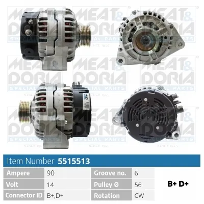 Alternador Citroën XANTIA · Citroën ZX · Citroën EVASION MPV