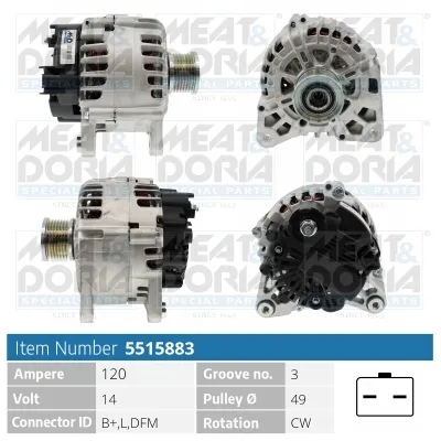 Alternador Renault SCÉNIC III · Renault GRAND SCÉNIC III · Renault CLIO IV