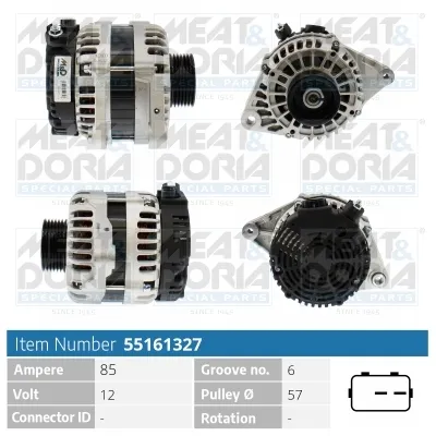 Alternador MEAT & DORIA 55161327