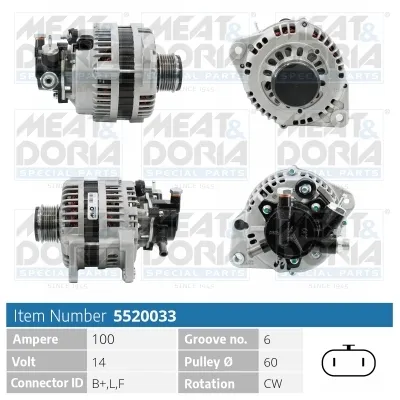 Alternador Opel CORSA C · Opel MERIVA A MPV · Opel ASTRA H