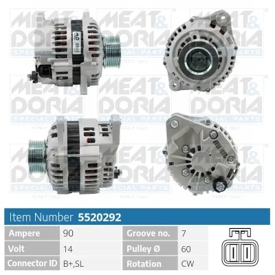 Alternador Isuzu D-MAX I