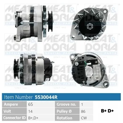 Alternador MEAT & DORIA 5530044R
