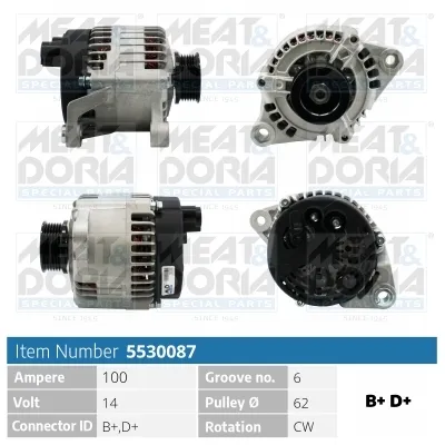 Alternador Citroën JUMPY I · Citroën JUMPY I Van · Fiat PUNTO