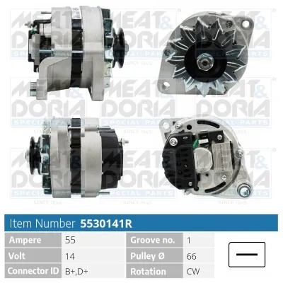 Alternador Alfa Romeo AR 6 Bus · Alfa Romeo AR 6 Van · Fiat REGATA