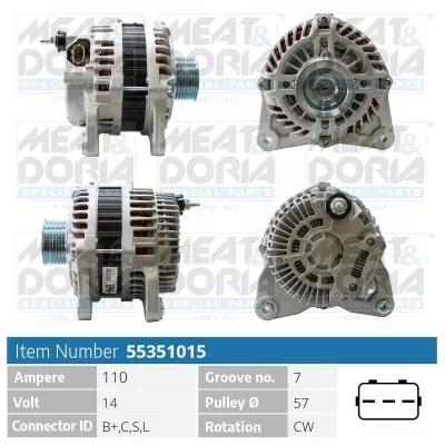 Alternador Nissan CUBE · Nissan JUKE