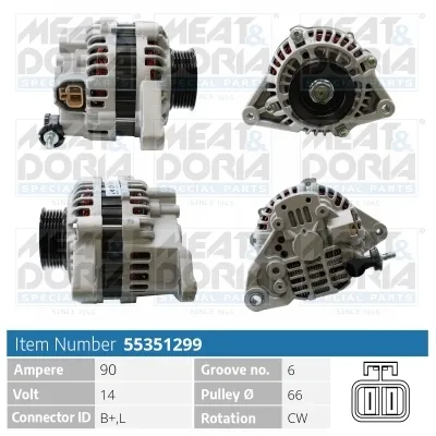 Alternador Nissan 100NX · Nissan PRIMERA · Nissan SUNNY III Hatchback