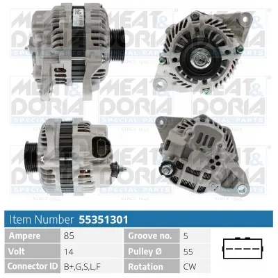 Alternador Citroën C4 AIRCROSS · Mitsubishi LANCER VIII · Mitsubishi LANCER VIII Sportback