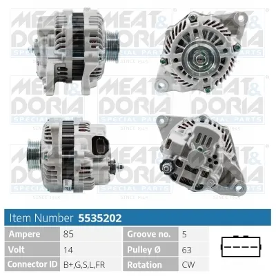 Alternador Mitsubishi COLT VI · Mitsubishi COLT CZC VI Convertible · Mitsubishi LANCER VIII