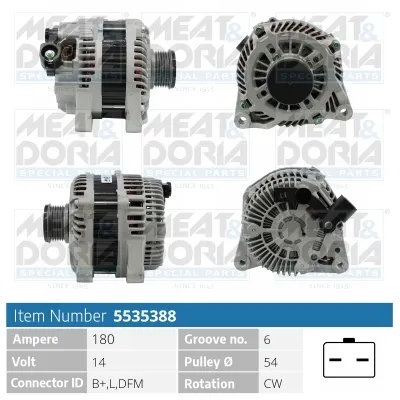 Alternador Citroën BERLINGO / BERLINGO FIRST Box Body/MPV · Citroën C8 · Citroën C4 Coupe