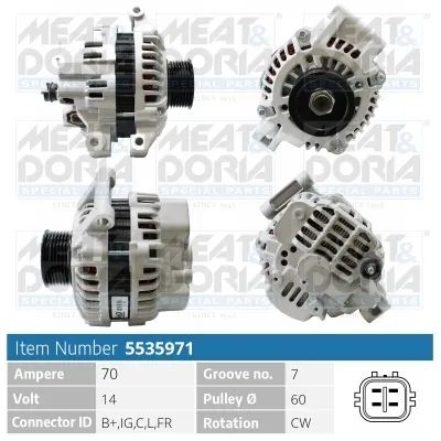 Alternador Honda STREAM · Honda CR-V II · Honda FR-V