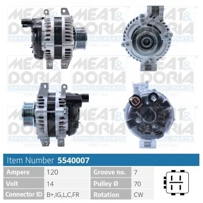 Alternador Honda CR-V II · Honda ACCORD VII · Honda ACCORD VII Tourer