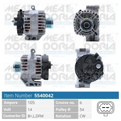 Alternador Opel AGILA · Opel CORSA C · Opel CORSA C Hatchback Van