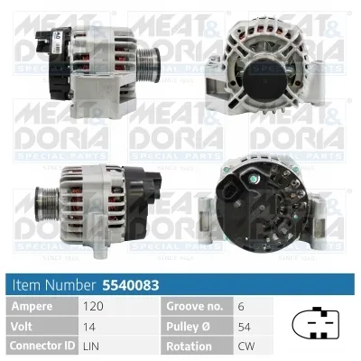 Alternador Alfa Romeo MITO · Citroën NEMO Box Body/MPV · Citroën NEMO MPV