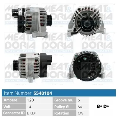 Alternador Fiat IDEA · Fiat GRANDE PUNTO · Fiat 500
