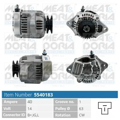 Alternador Daihatsu CUORE IV · Daihatsu CUORE II · Daihatsu HIJET Van