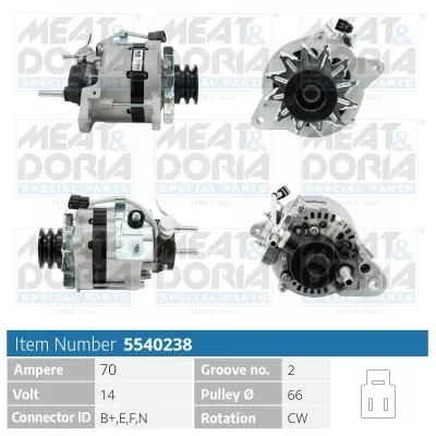 Alternador Toyota LAND CRUISER · Toyota HIACE III Van · Toyota HIACE III Bus