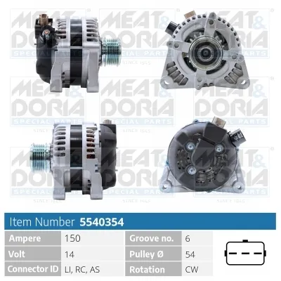 Alternador Ford FIESTA V · Ford FUSION · Ford FOCUS C-MAX