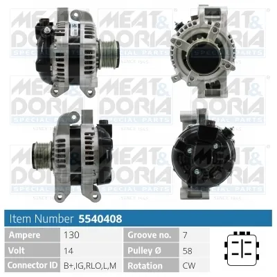 Alternador Toyota COROLLA Verso · Toyota RAV 4 III · Toyota AVENSIS Saloon