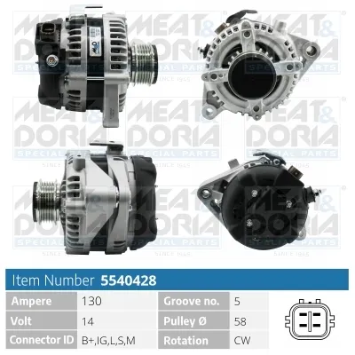 Alternador Toyota PREVIA II · Toyota RAV 4 II · Toyota AVENSIS VERSO